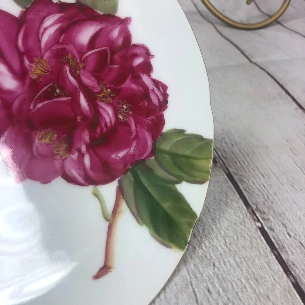 Vintage Camellia monarch by Rossetti plate